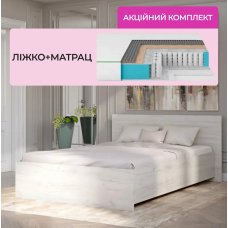 Комплект кровать двуспальная Соната-1600 и Матрас Koala Dream 160х200 см (EVR-2679-051024)