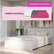 Комплект кровать двуспальная Соната-1600 и Матрас Koala Nimbus 160х200 см (EVR-2679-ISM-051164)