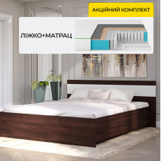 Комплект кровать двуспальная Соната-1600 и Матрас Koala Dream 160х200 см (EVR-2094-ISM-051024)