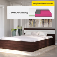 Комплект кровать двуспальная Соната-1600 и Матрас Koala Nimbus 160х200 см (EVR-2094-ISM-051164)