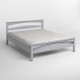 Двуспальная деревянная кровать Mebigrand Чикаго Сити Светло-серый (RAL 7040) 160х200 см (MBG-1543) - фото 2