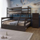 Двухъярусная детская кровать Mebigrand Чикаго Венге 160-90х200 см с ящиками (MBG-15543) - фото 1