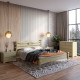 Двуспальная деревянная кровать Mebigrand Даллас Оливковый (RAL1020) 140х200 см (MBG-5928) - фото 1