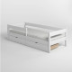 Кровать детская Mebigrand Атланта Литл-2 Белый (RAL9003) 70х190 см с бортиками и ящиками (MBG-2691) - фото 2