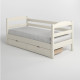 Кровать детская Mebigrand Чикаго Литл-2 Айвори (S0505Y30R) 80х190 см с задним бортиком и ящиками (MBG-16280) - фото 2