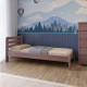 Кровать детская Mebigrand Ливия Орех лесной 70х190 см (MBG-15922) - фото 1