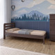 Кровать детская Mebigrand Ливия Орех темный 70х190 см (MBG-15938) - фото 1
