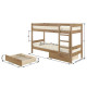 Комплект кровать двухъярусная Атланта Мини и Матрас Koala Oasis 80х190 см (MBG-2442-ISM-051392) - фото 4