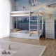 Комплект кровать двухъярусная Атланта Мини и Матрас Koala Oasis 80х190 см (MBG-2442-ISM-051392) - фото 2