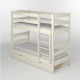 Двухъярусная детская кровать Mebigrand Чикаго Мини Айвори (S0505Y30R) 90х190 см с ящиками (MBG-15588) - фото 2