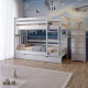 Двухъярусная детская кровать Mebigrand Скандинавия Мини Белый (RAL9003) 70х190 см с ящиками (MBG-16356) - фото 1