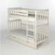 Двухъярусная детская кровать Mebigrand Скандинавия Мини Айвори (S0505Y30R) 80х190 см с ящиками (MBG-16346) - фото 2