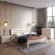Двуспальная деревянная кровать Mebigrand Колумбия Айвори (S0505Y30R) 160х200 см (MBG-3302) - фото 1
