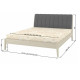 Односпальная деревянная кровать Mebigrand Лондон Н Венге/Аляска 23 (Бежевый) 80х190 см (MBG-24516) - фото 3
