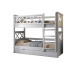 Двухъярусная детская кровать Mebigrand Мальта Белый (RAL9003) 80х200 см с ящиками (MBG-15030) - фото 2