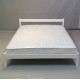 Двуспальная деревянная кровать Mebigrand MG01 Белый RAL 9003 160х200 см (MBG-21875) - фото 4