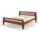 Двуспальная деревянная кровать  Mebigrand Милан Айвори (S0505Y30R) 160х200 см (MBG-1905) - фото 3