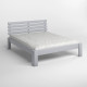 Полуторная деревянная кровать Mebigrand Техас Светло-серый (RAL7040) 120х190 см (MBG-9690) - фото 2