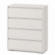 Комод на 4 шухляди LION АРТ-2 80х43х105 см Бетон Style (LION-045404) - фото 2