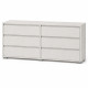 Комод на 6 шухляд LION АРТ-3 160х43х80 см Бетон Style (LION-045421) - фото 2
