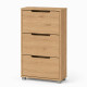 Тумба для обуви с ящиками LION ТО-2 70,4x28,2х123,4 см Дуб Артизан (LION-045324) - фото 2