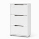 Тумба для обуви с ящиками LION ТО-2 70,4x28,2х123,4 см Нимфея Альба (LION-045356) - фото 2