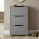 Тумба для обуви с ящиками LION ТО-2 70,4x28,2х123,4 см Серая Мышь (LION-045364) - фото 1
