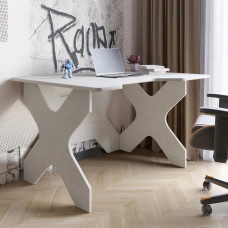 Компьютерный стол LION Донат 120х90х74,5 см  Бетон style (LION-041703)