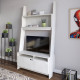 Модуль-2 с полкой для ТВ и тумбой LION Линк Бетон Style (LION-042083) - фото 1
