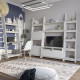 Гарнитур для гостиной 4 элемента LION Линк Бетон Style (LION-042111) - фото 1