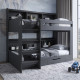 Комплект кровать двухъярусная LION Майнкрафт и Матрас Koala Oasis 90х190 см (LION-041530-ISM-051394) - фото 2