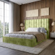 Двуспальная кровать LION Нино 160x200 см SILK 201 Фисташковый (LION-045041) - фото 1