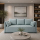 Диван прямой Мекко Monaco 2170х930 Bonel Standart Hard Plus III категория Austin 16 Aqua - фото 1