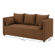 Диван прямой Мекко Monaco 2170х930 Bonel Standart Hard Plus Акционная категория Bagama 45 - фото 6