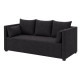 Диван прямой Мекко Monaco 2170х930 Bonel Standart Hard Plus IV категория Bestseller Graphite - фото 3
