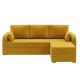 Угловой диван ортопедический Мекко Wilson 1950*1450 Gold II категория Allure Premium Yellow - фото 2