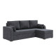 Угловой диван ортопедический Мекко Wilson 1950*1450 Bonel Standart Hard Plus IV категория Bestseller Dark Grey - фото 3