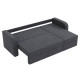 Угловой диван ортопедический Мекко Wilson 1950*1450 Bonel Standart Hard Plus IV категория Bestseller Dark Grey - фото 4