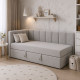 Диван-кровать ортопедическая Мекко Belfast 2020*930 Bonel Standart Hard Plus III категория Austin 17 Silver - фото 1