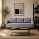Диван Мекко Best 2170х860 Ergo II категория Allure Premium Cool Grey - фото 1