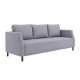 Диван Мекко Best 2170х860 Ergo II категория Allure Premium Cool Grey - фото 5