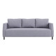 Диван Мекко Best 2170х860 Ergo II категория Allure Premium Cool Grey - фото 4