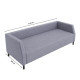 Диван Мекко Best 2170х860 Ergo II категория Allure Premium Cool Grey - фото 3