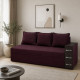 Ортопедичний диван Мекко Compact 2200×960 Bonel Standart Hard Plus II категорія Allure Premium Beet - фото 1