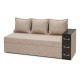 Ортопедичний диван Мекко Compact 2200×960 Bonel Standart Hard Plus IV категорія Bestseller Light Beige - фото 3