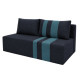 Ортопедический диван Мекко Cool 1900*860 мм Bonel Standart Hard Plus II категории тканини Allure Premium Graphite/Aqua (MEK-161292) - фото 2