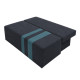 Ортопедический диван Мекко Cool 1900*860 мм Bonel Standart Hard Plus II категории тканини Allure Premium Graphite/Aqua (MEK-161292) - фото 4