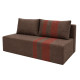Ортопедический диван CМекко Cool 1900*860 мм Bonel Standart Hard Plus IV категория тканини Bestseller Taupe/Bestseller Terracotta (MEK-161294) - фото 2