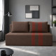 Ортопедический диван CМекко Cool 1900*860 мм Bonel Standart Hard Plus IV категория тканини Bestseller Taupe/Bestseller Terracotta (MEK-161294) - фото 1