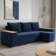 Угловой ортопедический диван Мекко Cube Comfort  2650x1600 Bonel Standart Hard Plus I категория Riviera 079 - фото 1